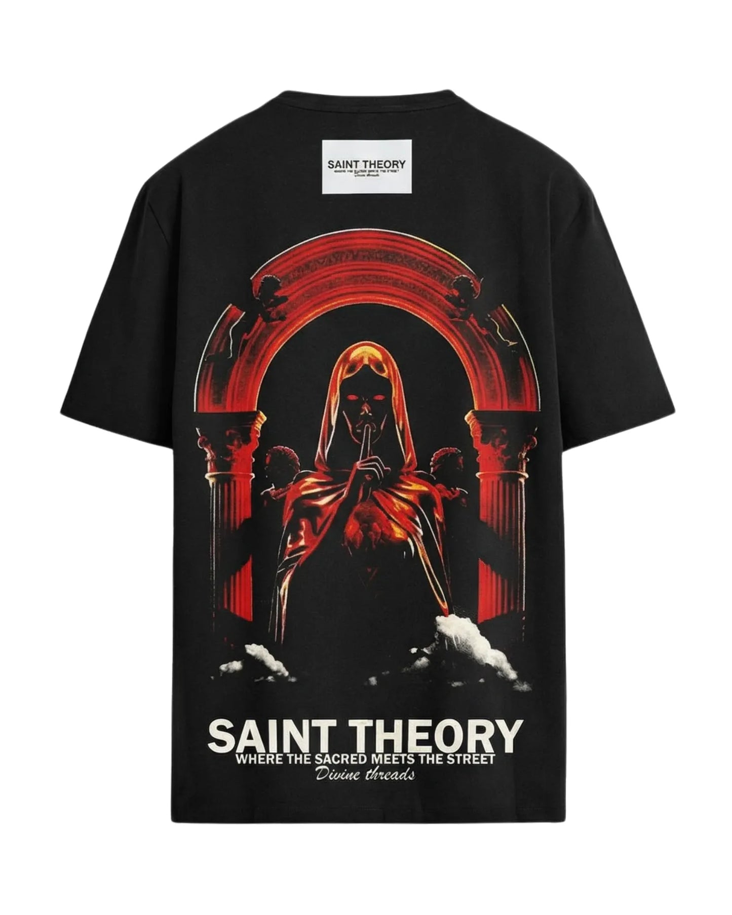 CAMISETA Oversize SAINT THE0RY Evangelium Natural 300 GRAMOS