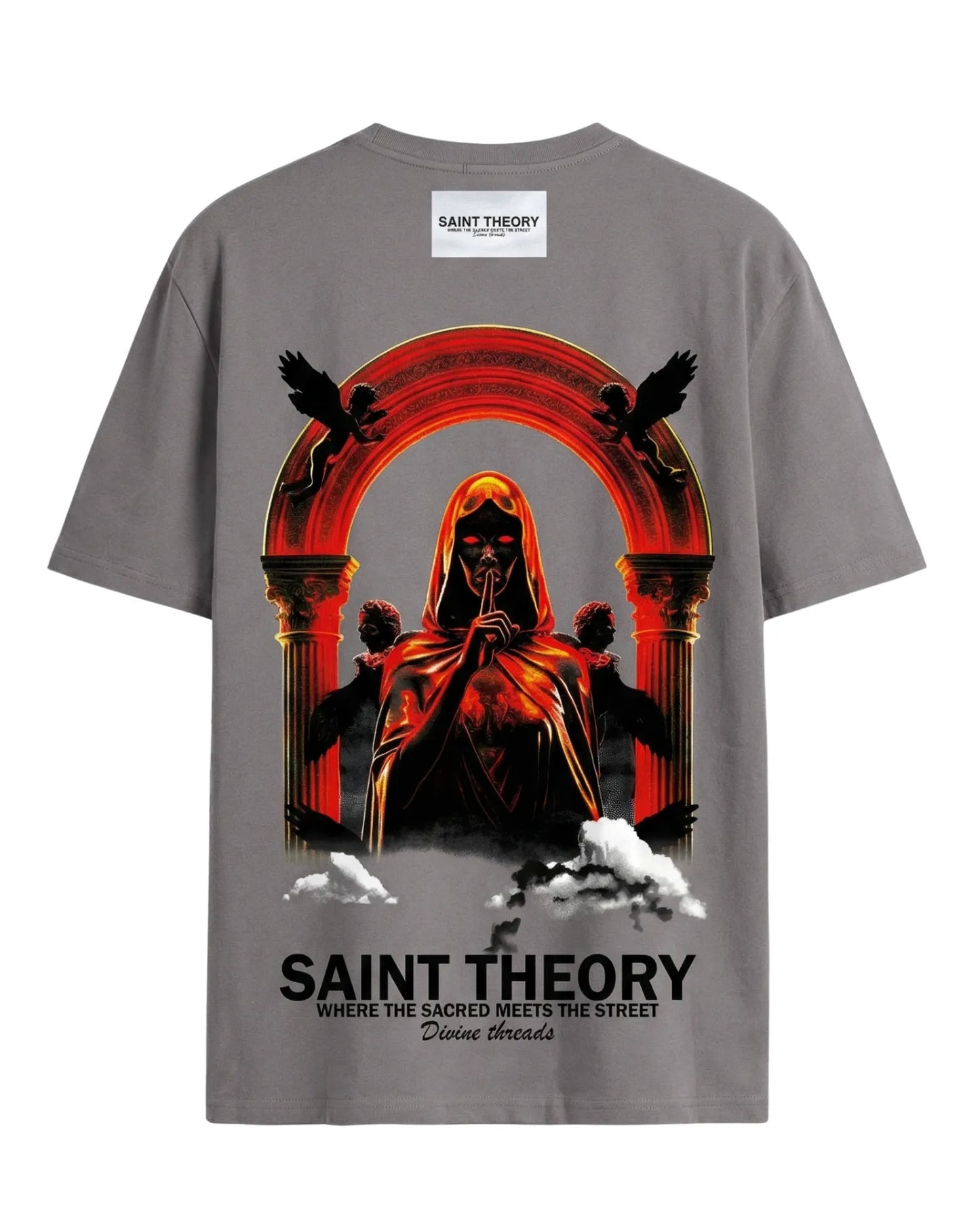 CAMISETA Oversize SAINT THE0RY Evangelium Natural 300 GRAMOS