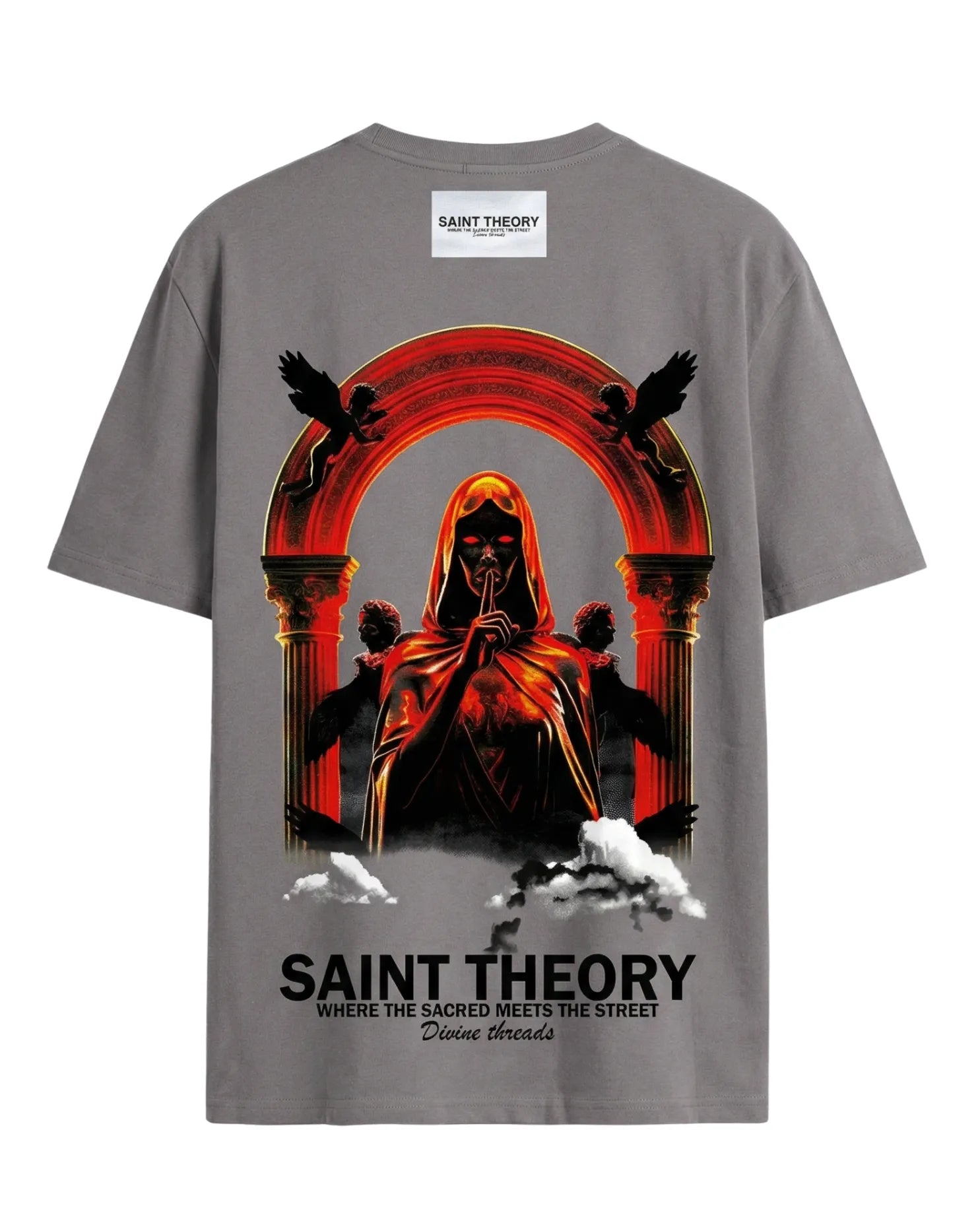 CAMISETA Oversize SAINT THE0RY Evangelium Natural 300 GRAMOS