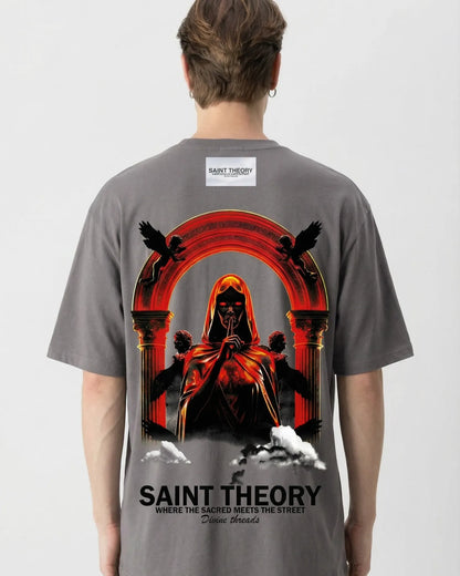 CAMISETA Oversize SAINT THE0RY Evangelium Natural 300 GRAMOS