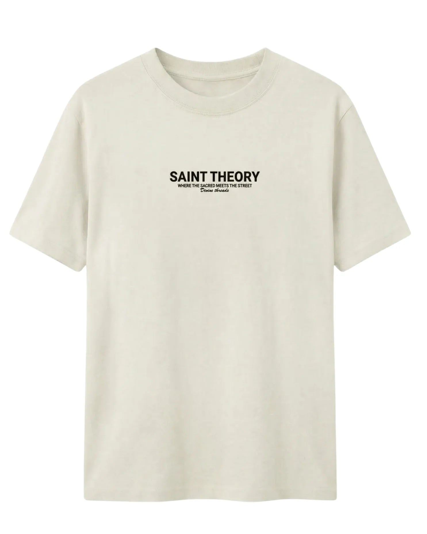 CAMISETA Oversize SAINT THE0RY Evangelium Natural 300 GRAMOS