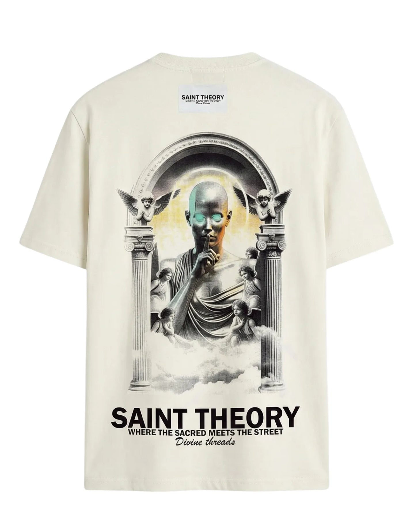 CAMISETA Oversize SAINT THE0RY Abstraction Angel 300 GRAMOS