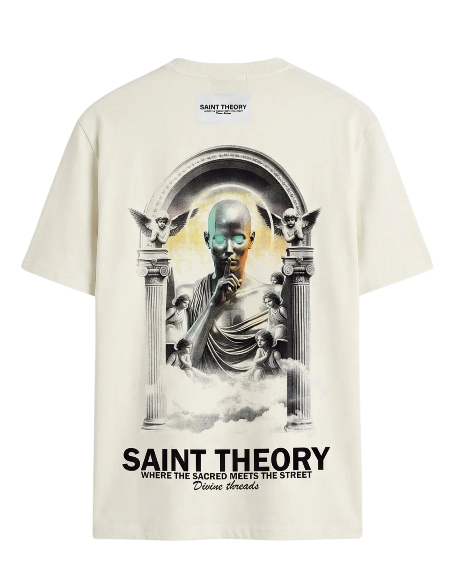 CAMISETA Oversize SAINT THE0RY Abstraction Angel 300 GRAMOS