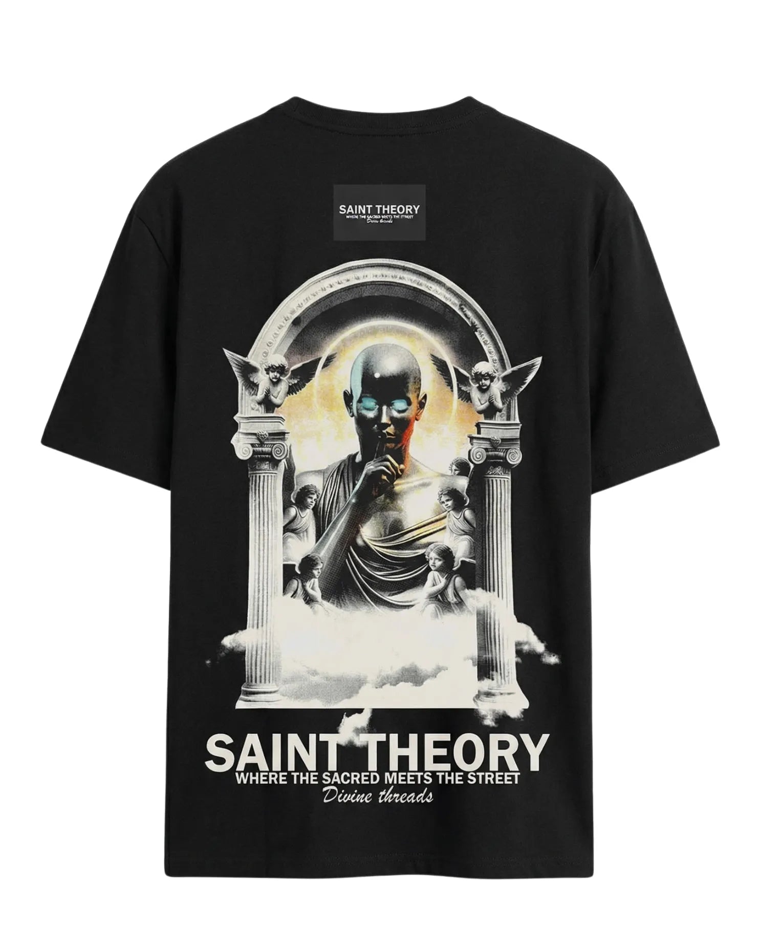 CAMISETA Oversize SAINT THE0RY Abstraction Angel 300 GRAMOS