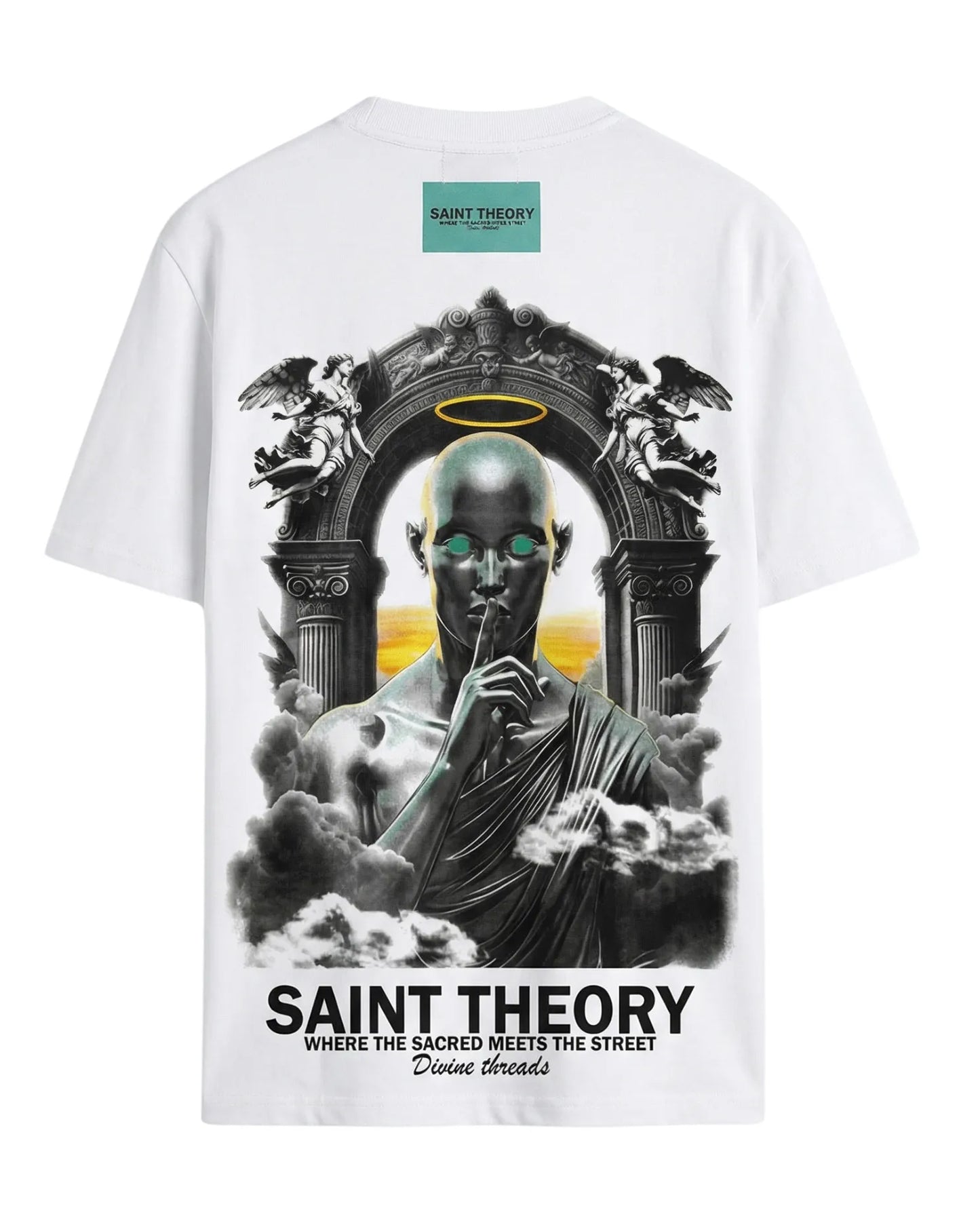 CAMISETA Oversize SAINT THE0RY Courier Angel 300 GRAMOS