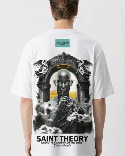 CAMISETA Oversize SAINT THE0RY Courier Angel 300 GRAMOS