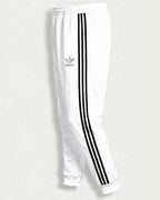Sudadera Algodon Ad1das 3 Bandas Blanca