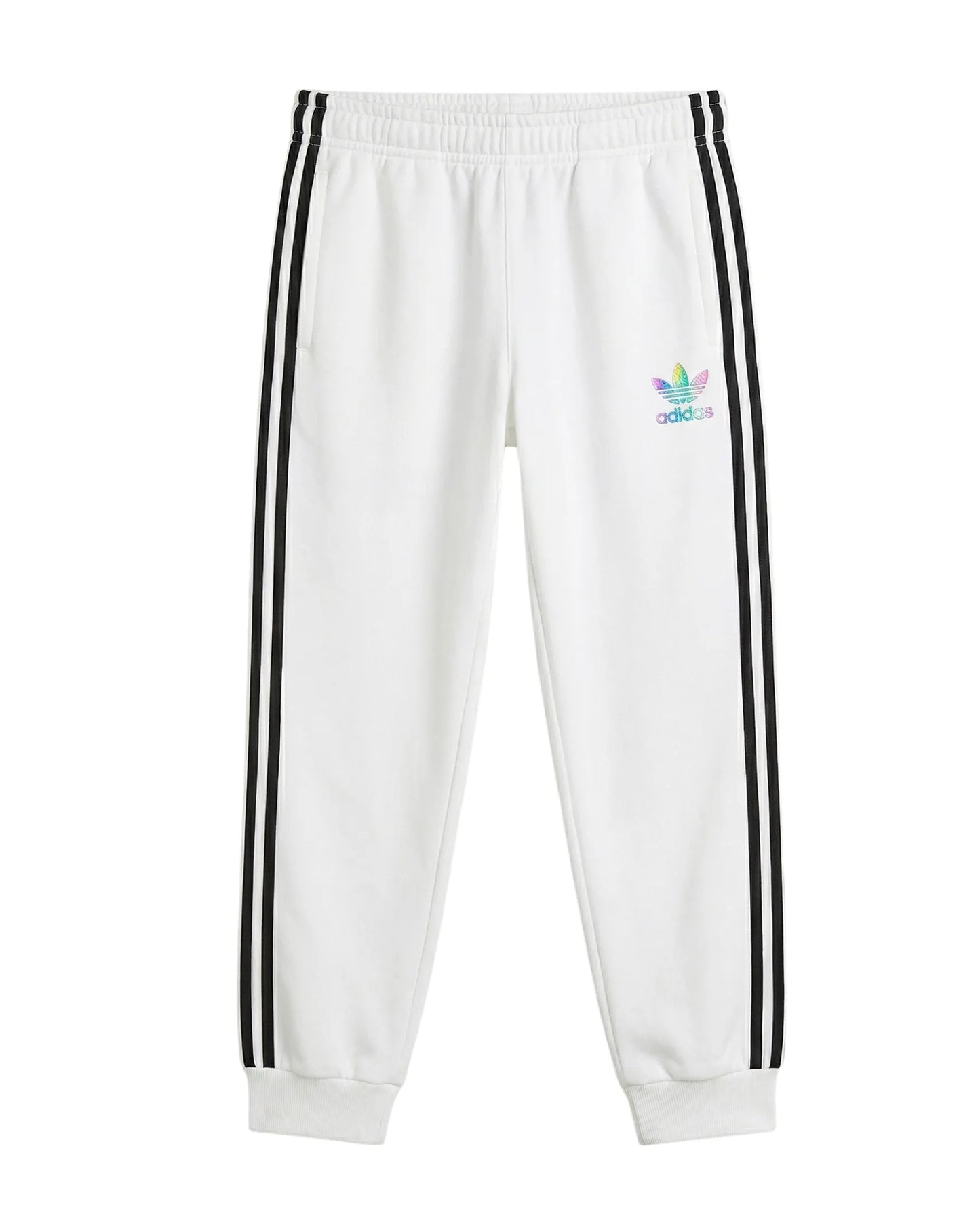 Sudadera Algodon Ad1das 3 Bandas Blanca
