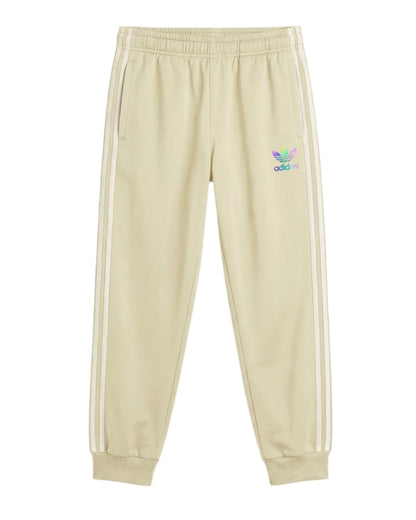 Sudadera Algodon Ad1das 3 Bandas Crema