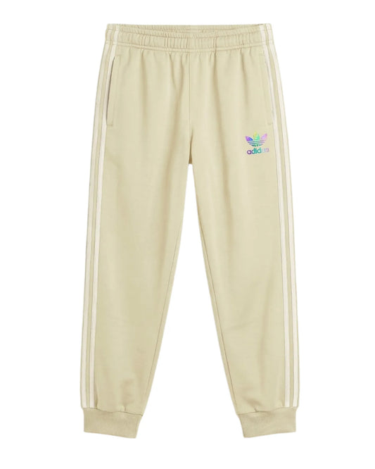 Sudadera Algodon Ad1das 3 Bandas Crema