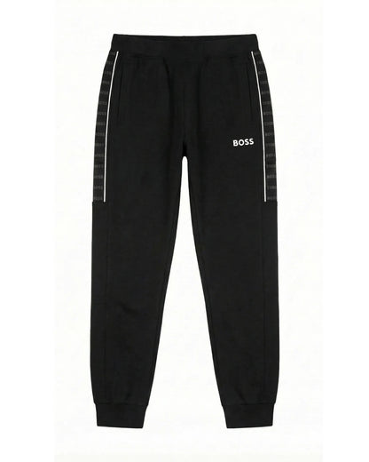 Sudadera Algodon B0SS Relaxed Negra