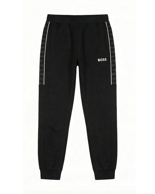 Sudadera Algodon B0SS Relaxed Negra