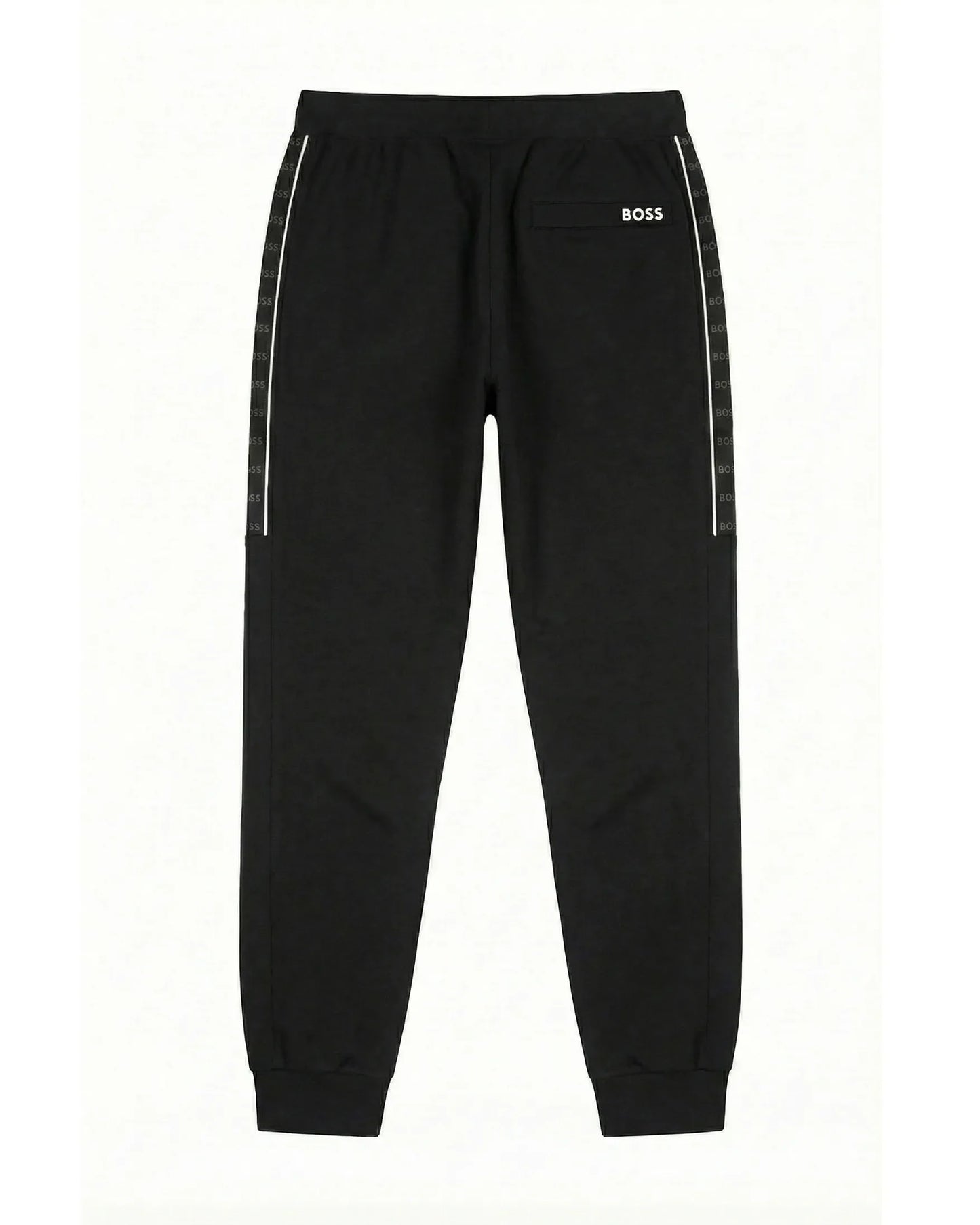 Sudadera Algodon B0SS Relaxed Negra