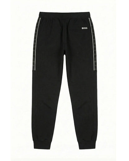 Sudadera Algodon B0SS Relaxed Negra