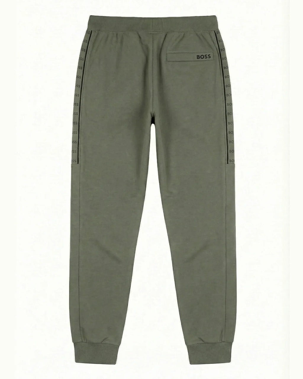 Sudadera Algodon B0SS Relaxed Verde Militar