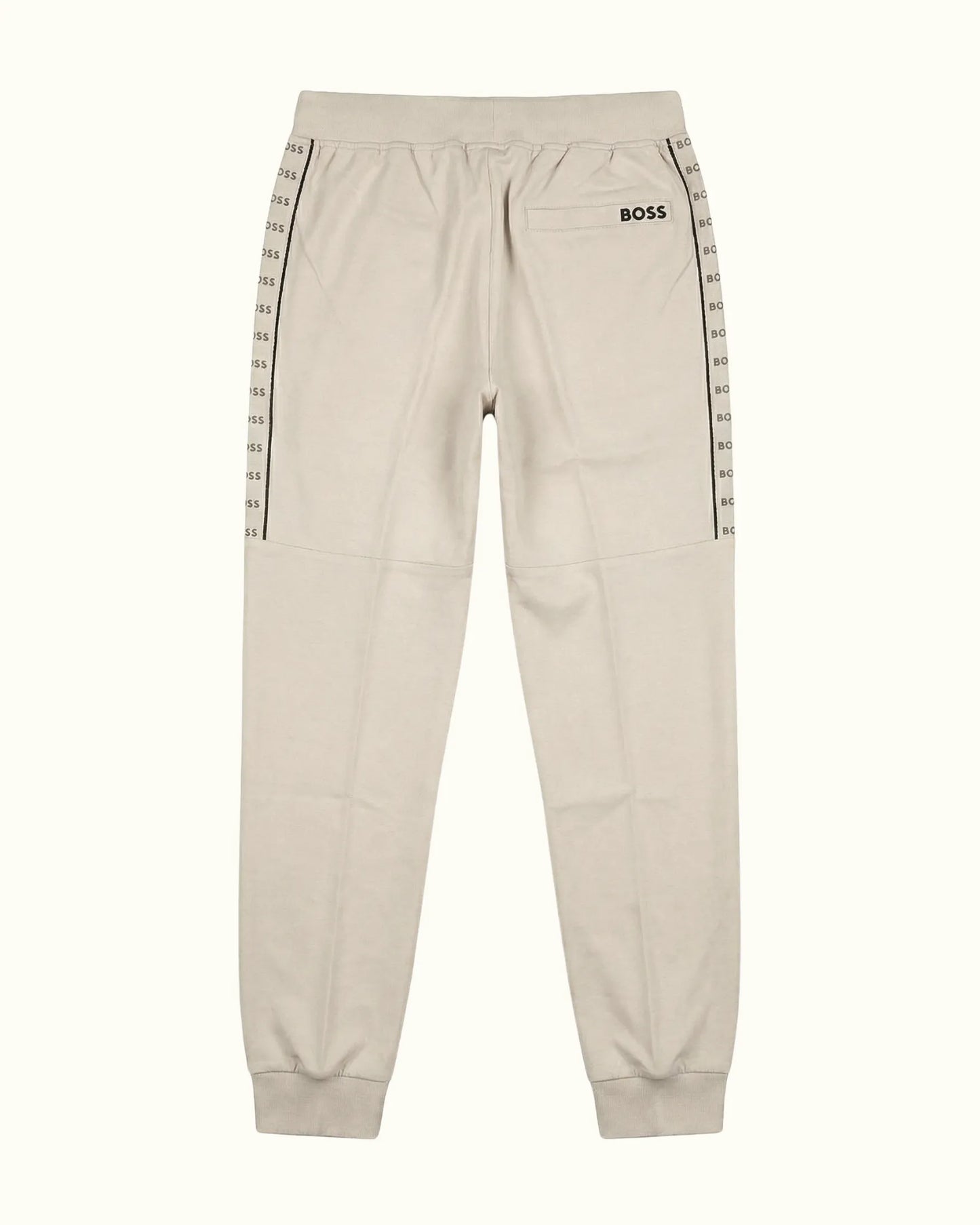 Sudadera Algodon B0SS Relaxed Crema