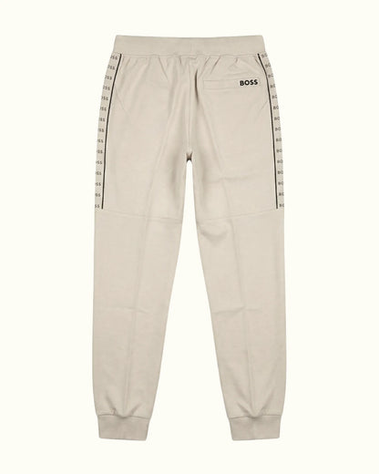 Sudadera Algodon B0SS Relaxed Crema