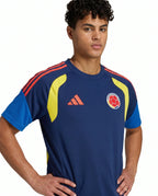 Camiseta Entrenamiento Azul 2026 Bordado