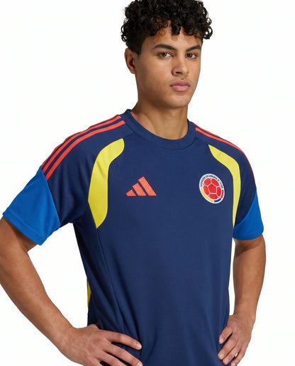 Camiseta Entrenamiento Azul 2026 Bordado