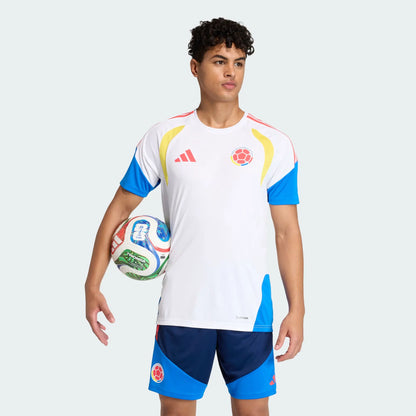 Camiseta Entrenamiento Blanca 2026 Encauchetada