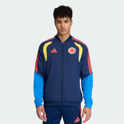 Chaqueta Colombia Impermeable Cuello Bordada