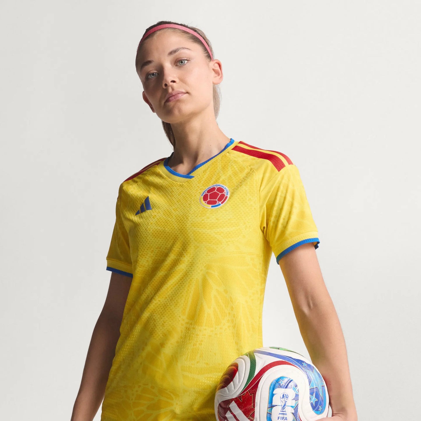 Camiseta Colombia Mujer 2026 Encauchetada