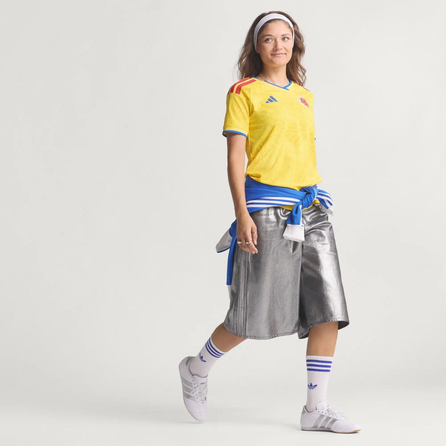 Camiseta Colombia Mujer 2026 Encauchetada